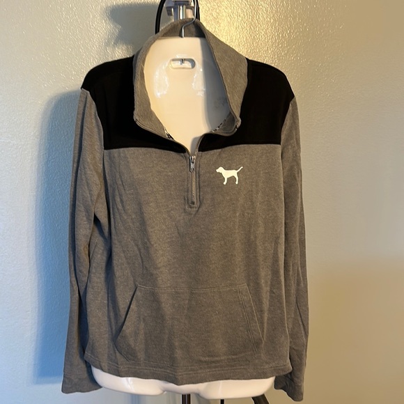 PINK half zip light weight sweatshirt size M - Picture 1 of 6